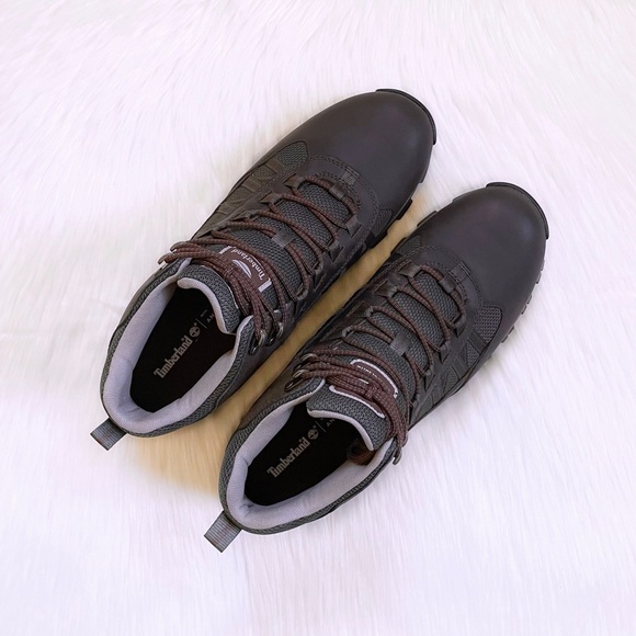 Timberland Men’s Mt. Maddsen Dark Brown Mid Hiker Boots - Picture 4 of 7